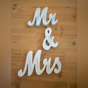 Wedding decorations